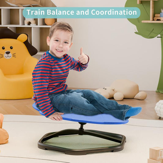 Kids Sensory Swivel Chair, Sit-and-Spin Toy, Sensory Play Rocker, Enhances Physical Coordination and Motor Skills, Durable Swivel Chair for Toddlers and Kids swivel chair-Children's Christmas gifts