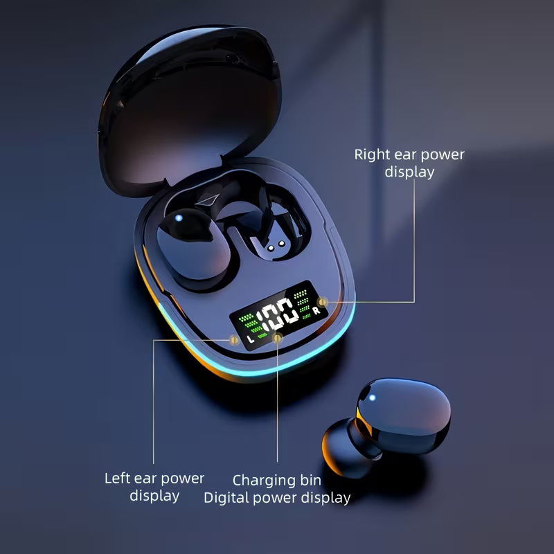 Cash on Delivery Tanzania Free Shipping Big Brand Guarantee 98% Positive ⚡ 2026 Touch Control True Wireless Earbuds – LED Display, Game & Music Dual Modes, IPX5 Waterproof, 200mAh Fast Charging, Compatible with iOS & Android