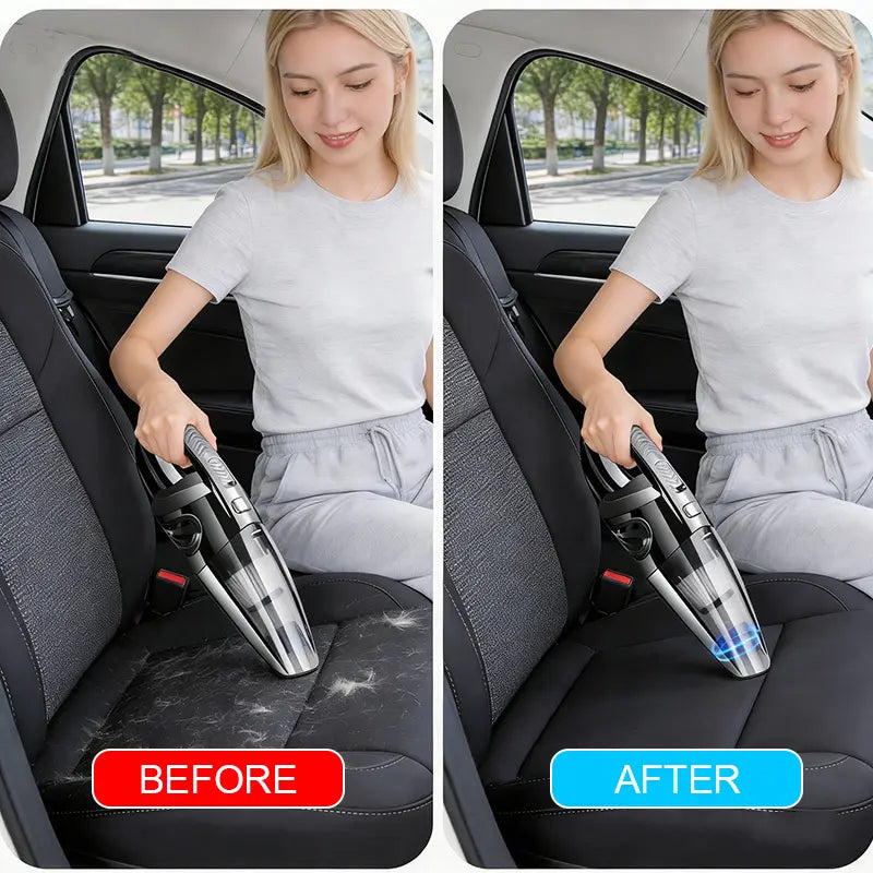 Mini Cordless Handheld Vacuum Cleaner | Powerful Suction for Pet Hair, Dust, Crumbs & Small Messes | Perfect for Home & Car Cleaning | Lightweight, Portable & Wireless with Multiple Attachments | Quick Clean Anytime Anywhere image 5