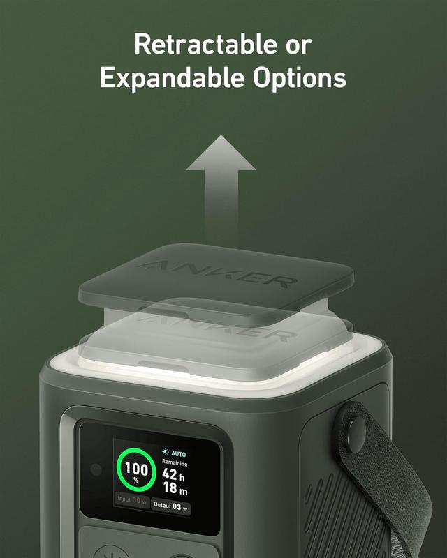 Power Bank(192Wh), 60,000 mAh Portable Charger with Digital Display, Extendable Automatic Lighting and SOS Mode, 60W Power