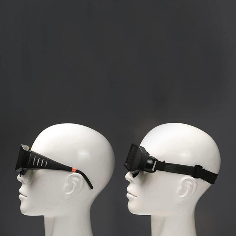 1PCS set of welding safety goggles with solar automatic dimming, equipped with 5 protective lenses