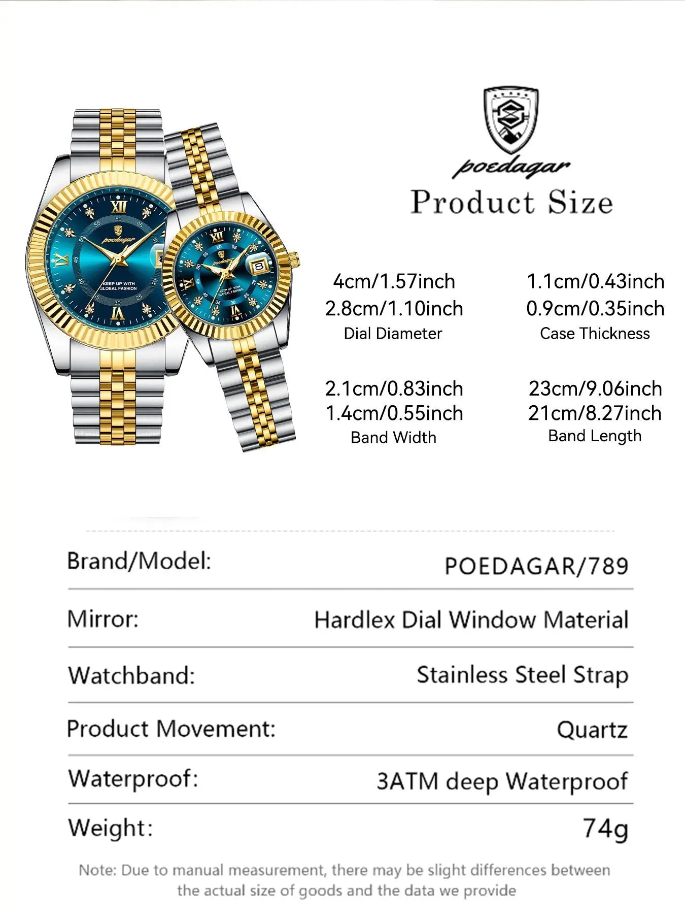 Elegant Round Dial Analog Quartz Watch, Luminous Watch for Party, Daily Clothing Decor, Trendy All-match & Waterproof Watch for Birthday Gift with Box, Casual Trendy Wristwatch, Stainless Steel Watch, Wristwatch