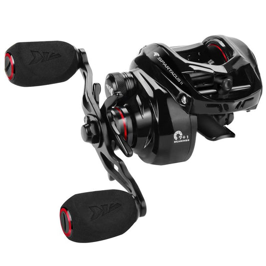Baitcasting Fishing Reel，Reel Combo,6oz Ultralight Baitcaster Reel,spinning Super Smooth with 17.6 LB Carbon Fiber Drag, 7.2:1 Gear Ratio, 39mm Palm Perfect Lower Profile Design For Beginner Fishing Reel