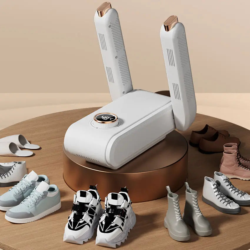 Work Boot Dryer with Smart Timer & Auto Off: TelescopicFolding Design, Boot Warmer & Deodorizer for Work Boots