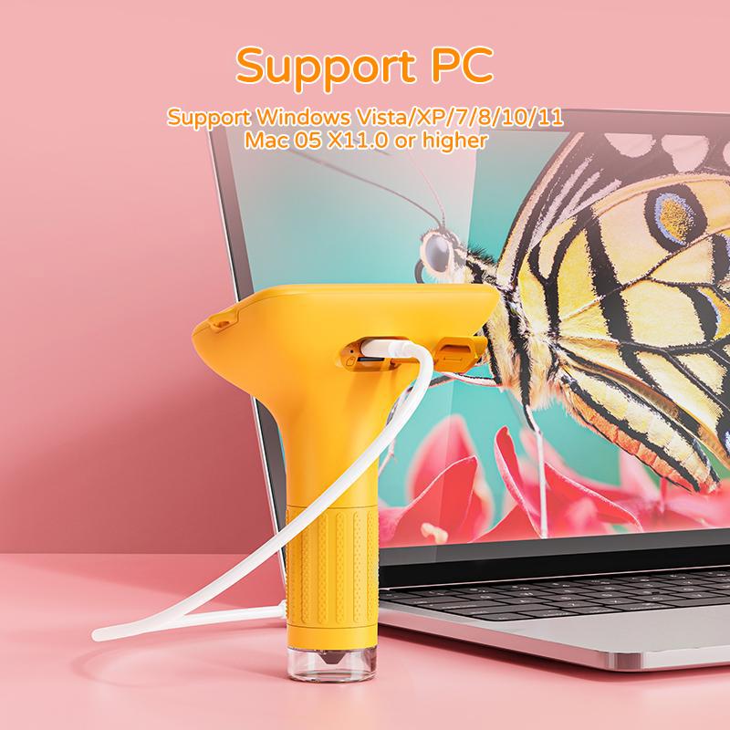 【Kids Christmas Gifts】INSKAM 2025 Upgraded 4K Compound Microscope, 3" IPS Screen,100X-1000X STEM Educational Science Toys,Multiple Color,Learning tools,Christmas & Birthday Gifts for Age 5 6 7 8 9 10 11 12 Girls & Boys