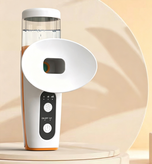 Rechargeable Hot & Cold Spray Eye Moisturizer – Portable Eye Humidifier Suitable for Indoor & Outdoor Use