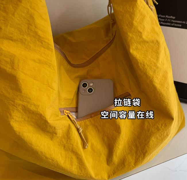 Women's Solid Color Textured Draped Tote Bag, Back To School, Large Capacity Shoulder Bag for Work & Daily Used, Casual Trendy Versatile High-quality Daily Commuting Bag