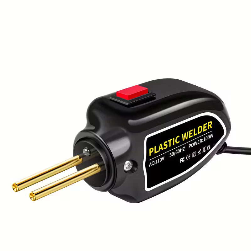 100W Plastic Welding Repair Kit with 200 Staples – Plastic Welder Gun for Car Bumper Repair & Plastic Crack Restoration
