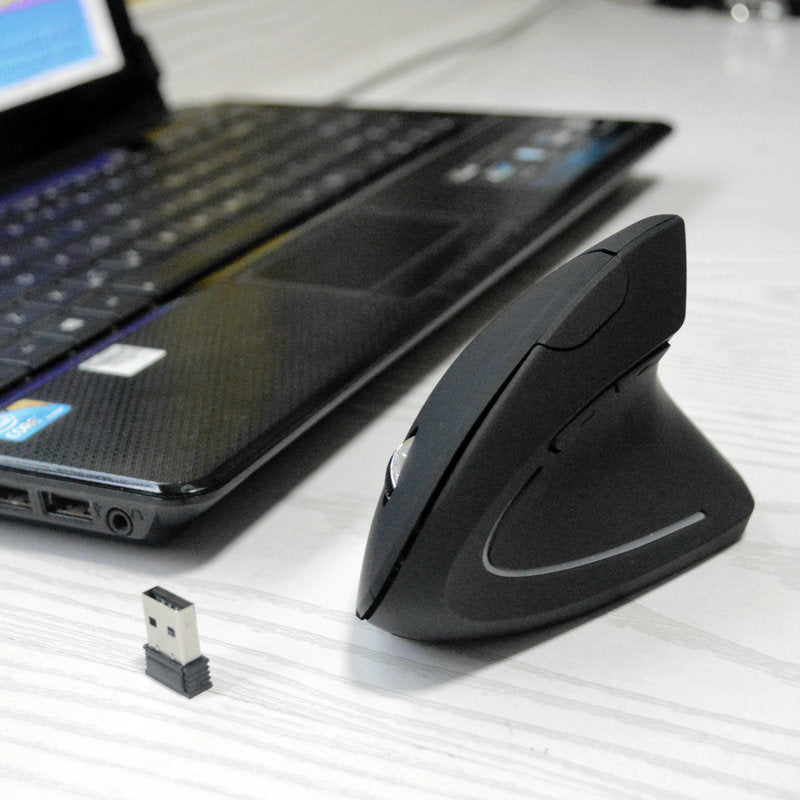 2026 Right‑Hand Ergonomic Vertical Mouse – Bluetooth & 2.4G Dual‑Mode, Rechargeable RGB Light, 6 Buttons Silent Optical Mouse for Laptop & Desktop