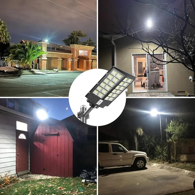 【flash sale】Extra-large 12-light head [sensor + remote control]3 Modes LED Motion Sensor Security Wall Lamp for Garden Yard Porch Decor IP65 Waterproof Remote Control Solar Lights Outdoor Mounted LightBattery Capacity30000(Mah)