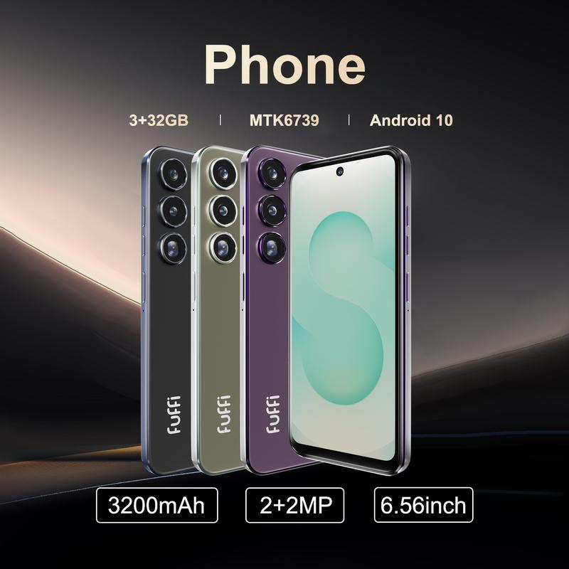 6.56 Inch Smartphone, 1 Count Unlocked 4G Network Android 10.0 Phone, Dual SIM Cards, Quad Core Processor, Fashion Phone for Gaming, Watching Movie