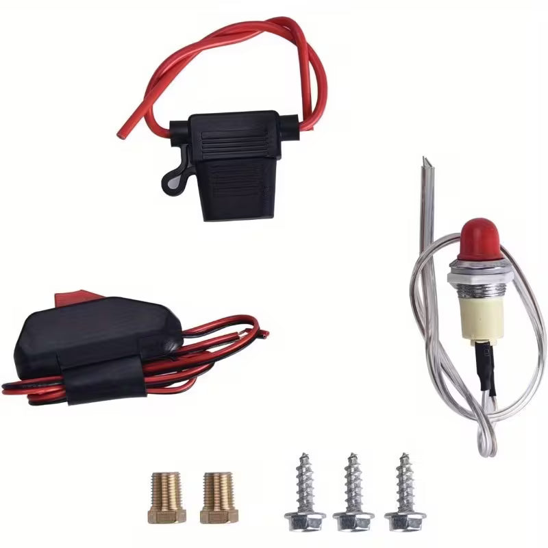 Brake Line Lock Kit, Roll Control Brake Lock, Universal Solenoid Brake Valve for Drag Racing, Burnout & Hill Hold, Car Modification Tire Lock Device