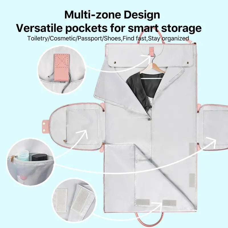 【flash sale】Travel Duffle Bag with Garment & Shoe Compartment, Carry On Weekender Bag for Women & Men, Airline Approved Personal Item, Waterproof Overnight Gym Hospital Bag,Travel Organizer Duffle with Shoe Compartment TikTokShopfalldealsforyou