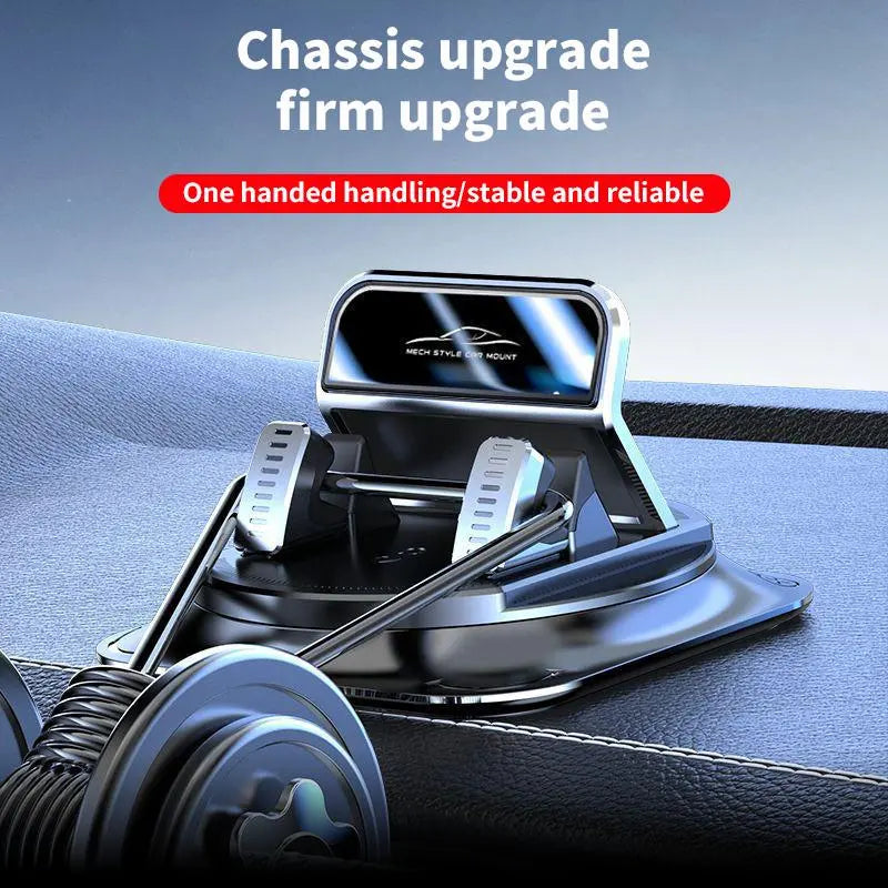 Car phone holder 360 degree rotation, Ultra-Stable Dashboard Holder for Horizontal & Vertical Navigation, suitablefor car navigation ,Hands-Free Car Accessories Compatible with All Phones