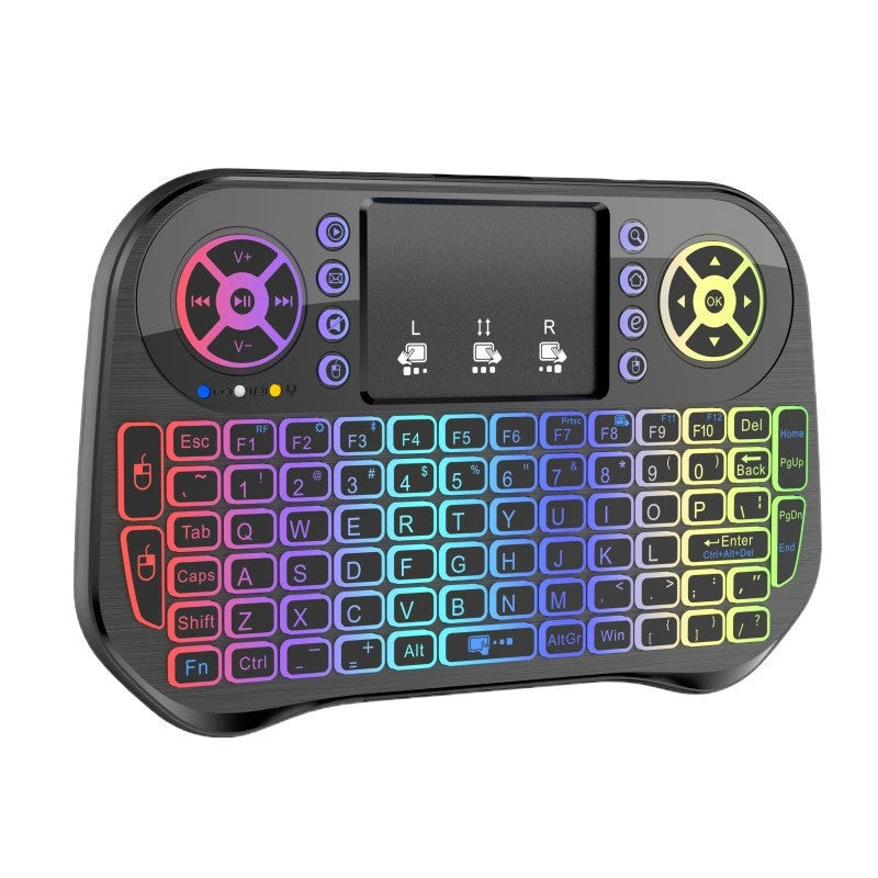 New i8 Mini Wireless Keyboard and Air Mouse Remote - Rechargeable Fly Mouse for TV Box and PC