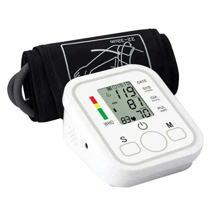 Upper Arm Blood Pressure Monitor for Home Use – Accurate Cuff 8.7″–15.7″, Large Backlight Display, 2-User 240-Memory, Digital BP Machine