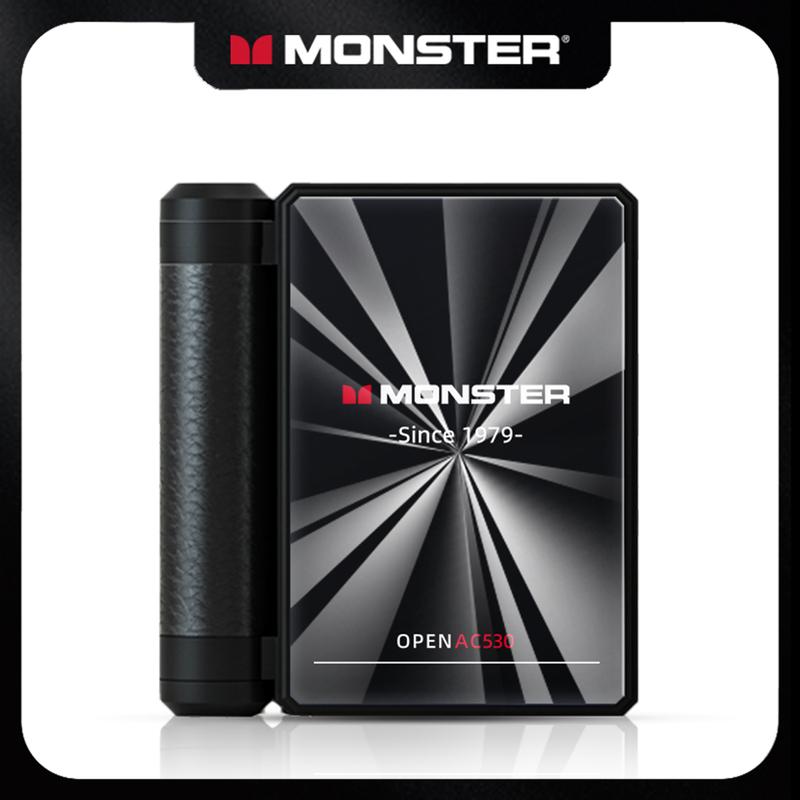 Black Monster Earbuds - Bluetooth with Dual-Fold Design, Noise Isolation - 145H Playtime Wireless Earbuds Bluetooth 6.0, IPX5 Waterproof & Sweatproof Wireless Earbuds, Ideal Traveling Gadgets & Electronic Gifts for Men and Women
