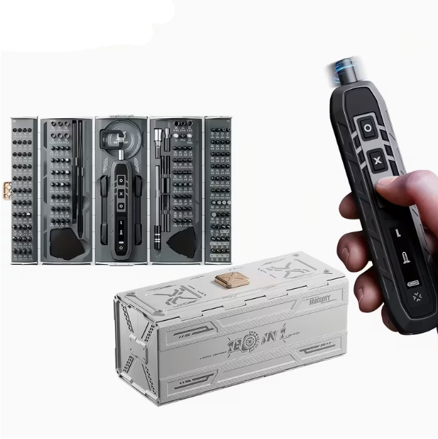 180-in-1 Cordless Screwdriver Set – Electric & Manual, 3 Torque Settings, 160 Magnetic Precision Bits, Repair Kit for Mobile, Laptop, Camera, Watch & Tablet