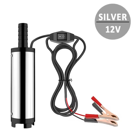 Portable DC12V Submersible Pump – Heavy-Duty, Fast Transfer with On/Off Switch for Marine, Auto & Camping