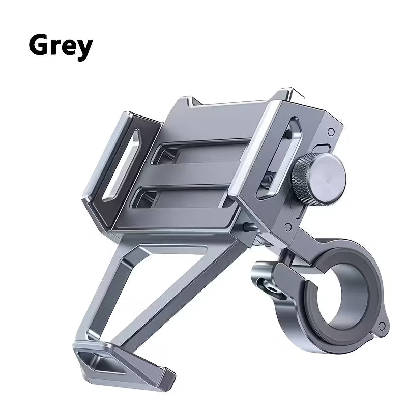 360-Degree Rotatable Aluminum Alloy Phone Holder, Universal Anti-Shake Navigation Mount