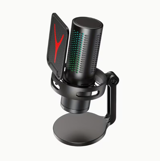 Professional USB Microphone – Noise Cancelling, Volume Control, for Recording, Live Streaming & Gaming, Compatible with PC, Laptop & Smartphone