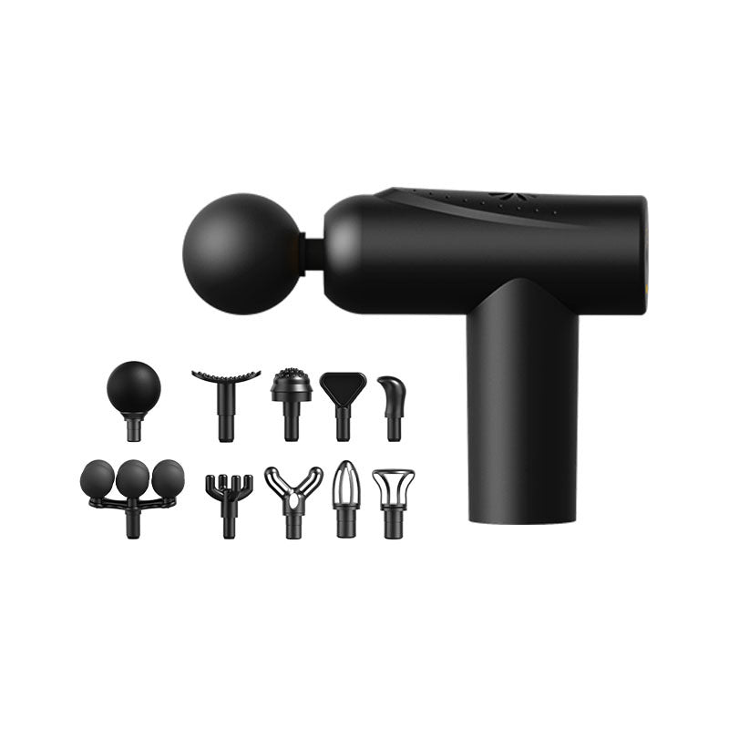 Multifunctional Muscle Gun – 6 Intensities + 10 Heads, Ultra-Quiet, Rechargeable, Portable, for Post-Workout & Daily Relaxation