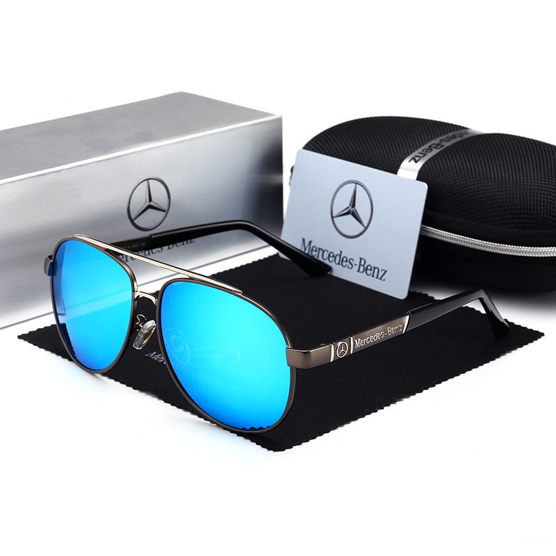 Premium Polarized Pilot Sunglasses for Men - UV400 Protection for Driving and Outdoor Activities