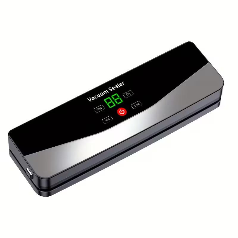 Portable Wireless Food Sealer – USB Rechargeable, Manual/Pause Function for Kitchen, Camping & Survival