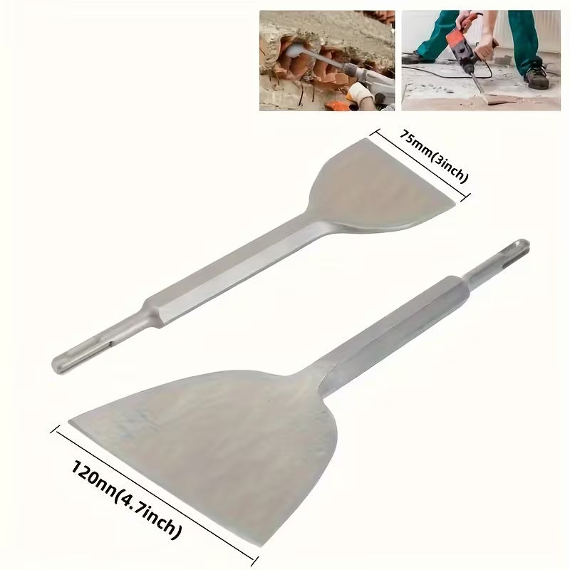 Large Manual Chisel – Wide Flat Spade for Tile & Cement, Ergonomic Handle, Heavy-Duty Build