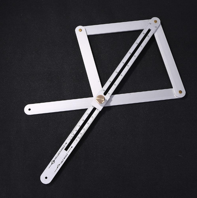 New Premium Corner Angle Finder – Stainless Steel Protractor Digital Angle Finder with Scales – Miter Saw Bevel Gauge and Corner Angle Finder for Woodworking