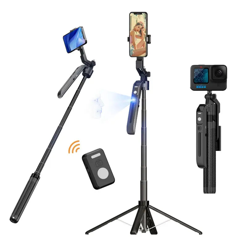 FUNSNAP AI Tracking Tripod – Face & Body Tracking, 360° Rotation, Gesture Control for YouTube, Vlog, Live Streaming & More