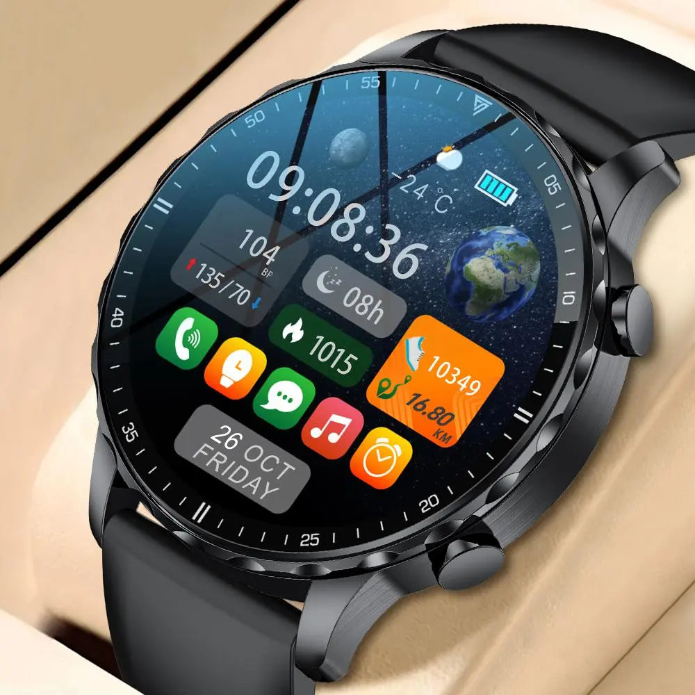 LIGE Multifunctional Smart Watch - USB Rechargeable, Water Resistant for Men and Women