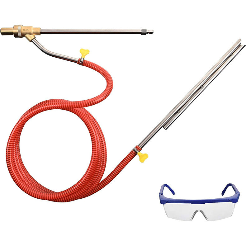 Wet Sandblaster Attachment Kit for Pressure Washers – 5000 PSI, 1/4" Quick Disconnect, Heavy Duty Cleaning Nozzle