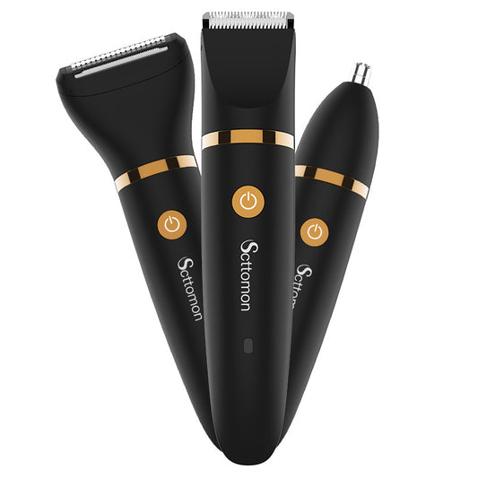 Men's 3-In-1 Multifunctional Hair Trimmer, Hair Clipper, Hair Clippers, Private Area Beard Eyebrow Nose Hair Trimmer, Type-C USB Charging, Father Boyfriend Gift #GLOBAL PICKS