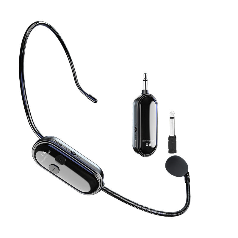 Wireless Microphone for PA System – 2.4G 2-in-1 Headset & Handheld Mic, 165 Ft Range, for Voice Amplifier, Tour Guide, Teaching, Training & Hosting (Not for Phone/PC)
