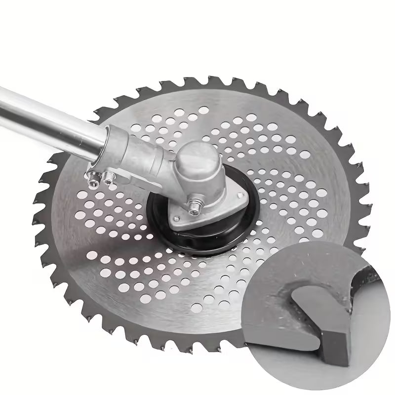 3-Piece 60-Teeth Grass Trimmer Head Blade - Durable Wood Brush Cutter Disc for Lawn Mower and Garden Power Tools