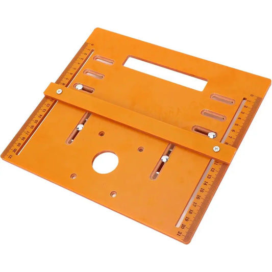 Universal Cutting Machine Base Plate Kit 28x25cm - Woodworking Circular Saw Bottom Board for 90-Degree and 45-Degree Oblique Cutting (0.23 Inch Thickness)
