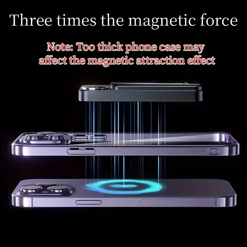 20000mAh Magnetic Wireless Fast-Charging Power Bank, Mirror Surface with Stand, Ultra-Thin & Compact, LED Display, Emergency Backup for Travel