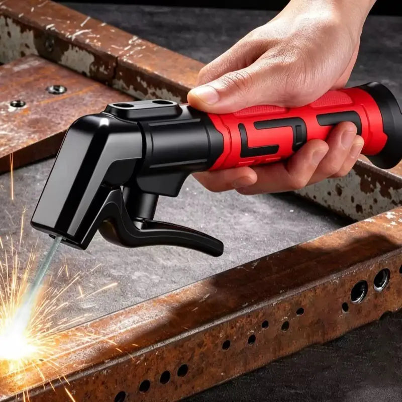 Welding Electrode Clamp – Full Insulation Pure Copper Arc Welding Pliers, Heat Resistant Anti-Slip Weld Stick Holder, Manual Arc Welder Tool