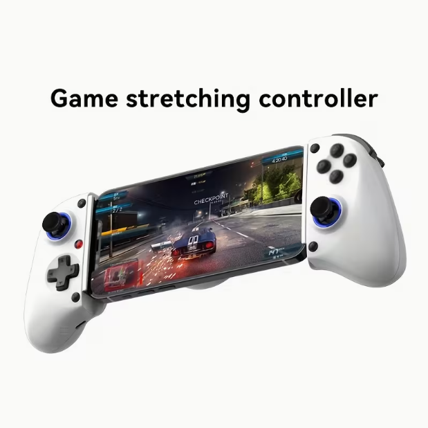 Mobile Game Controller with Hall Effect Joystick – Multi-Platform Wireless Gamepad, Vibration Feedback, 2.4G & Bluetooth 5.2, Compatible with Android, PC, Switch & iOS