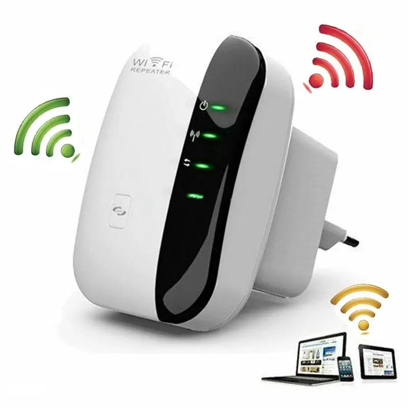 WiFi Extender Signal Booster for Home - Covers up to 5000 sq.ft, Supports 40 Devices, Long Range Wireless Repeater with 1-Tap Setup and Alexa Compatibility