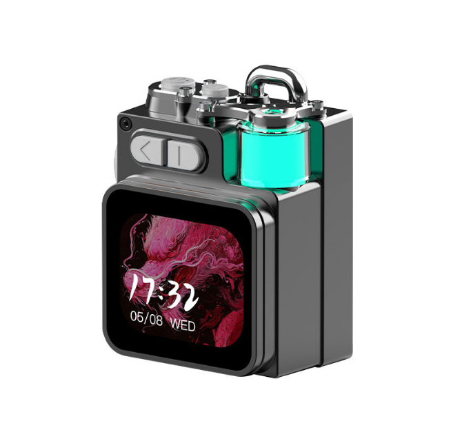 Portable Mini Multi‑function Wireless Music Player – Touchscreen, Rechargeable Stereo Radio Speaker with Cool Light – Multifunctional Desktop Speaker for Home, Office