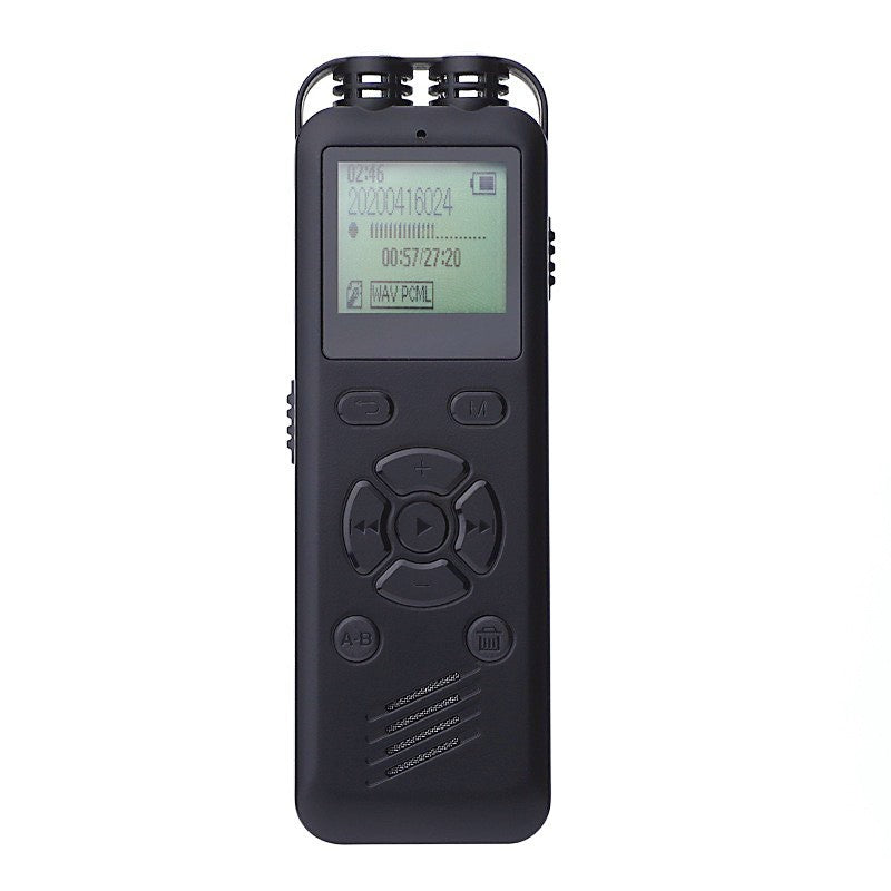 Mini Voice Recorder with Screen & External Speaker – 32GB Storage, Voice-Activated Recording, Long Battery Life, MP3 Playback, for Students, Business & Meetings