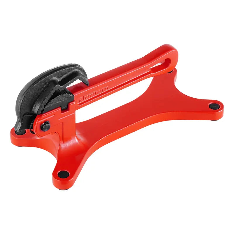 Portable Pipe Vise Tool - 2.62 lbs High-Strength Aluminum, 1/8"-1.5" Clamp Range, Anti-Slip Grip for PVC Pipe Plumbing