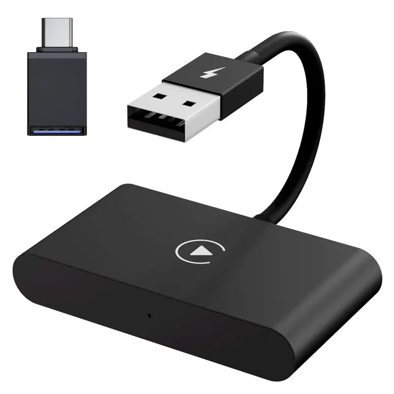 Wireless CarPlay Adapter for iPhone – Plug-and-Play, Works with iOS 10+ and 2016+ Factory CarPlay Vehicles, USB-C Connection