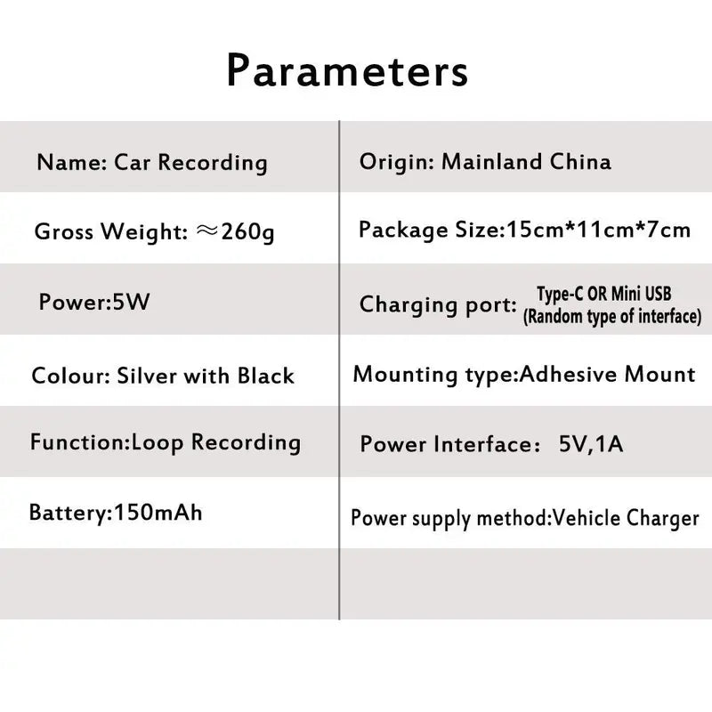 Front & Inside Car Dashboard Camera, 1 Count Car Dashcam with 32GB Card, Wide Angle Car Driving Recorder with IR Night-Visionr, 3.16 Inch lPS Screen 1080P HD Camera with Dual Lens, Birthday Gifts, Automotive Dashcam