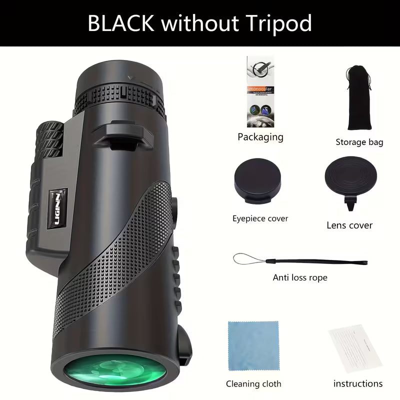 Cash on Delivery Tanzania Free Shipping Big Brand Guarantee 98% Positive 🌿 10X42mm HD Monocular – FMC Fully Multi‑Coated Lens, BAK4 Prism, Portable Handheld for Camping, Hiking, Birdwatching, Concerts & Sports Events
