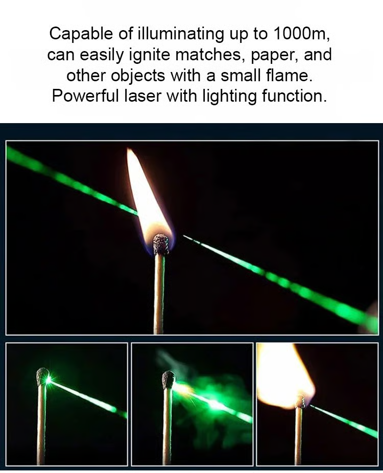 🚿 Cash on Delivery 💧 USB Rechargeable Laser Flashlight - 701 Green Starry Sky Laser Pointer for Real Estate & Long‑Range Spotting