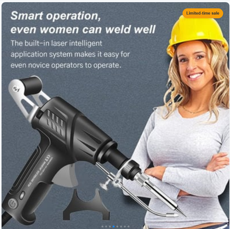 Portable Instant Welder - One-Second Welding for Copper, Iron & Aluminum, No Skill Needed, Smooth Finish