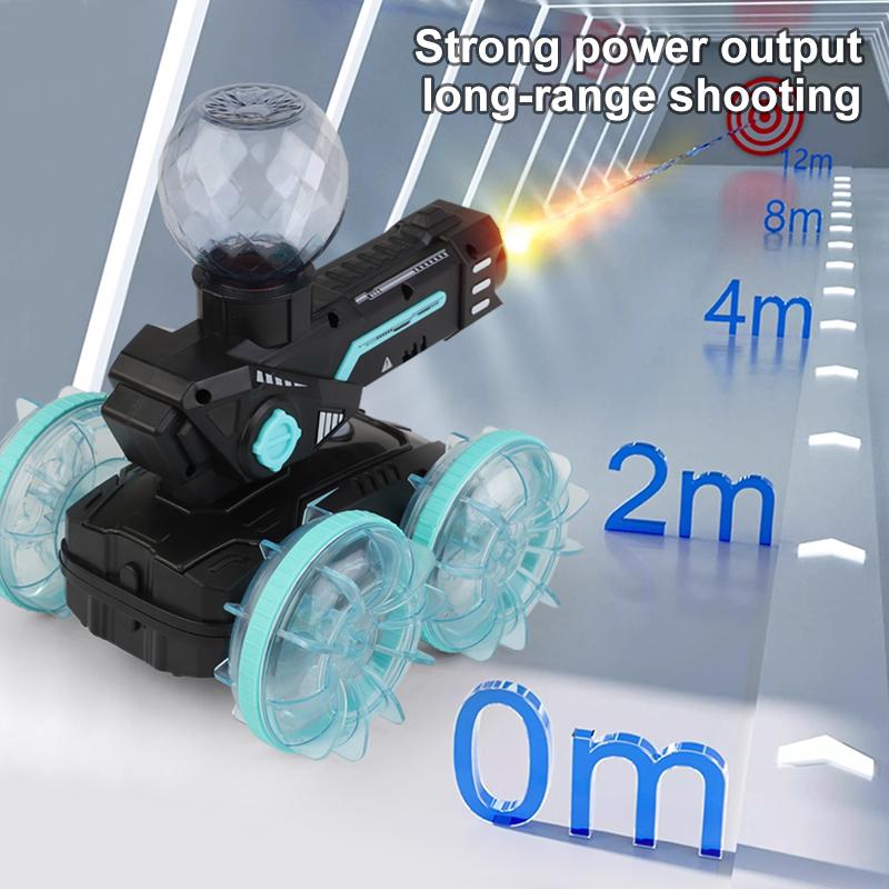 Remote Control Wate Car Boat with Lights & Self-Dispensing,Cool Outdoor Summer Beach Pool Toy,Child Gift,Back To School Gift